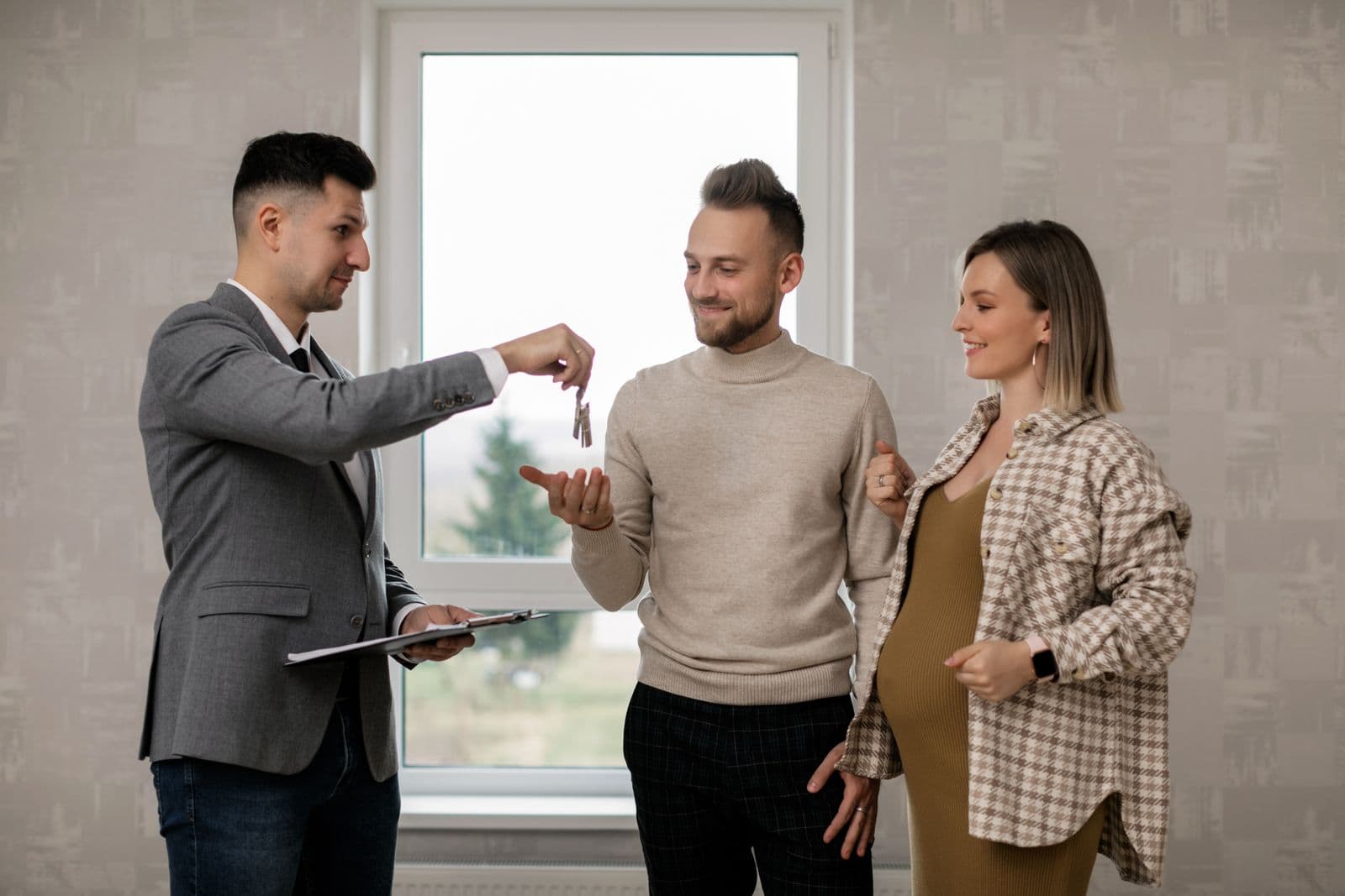 Handing over keys to a new property