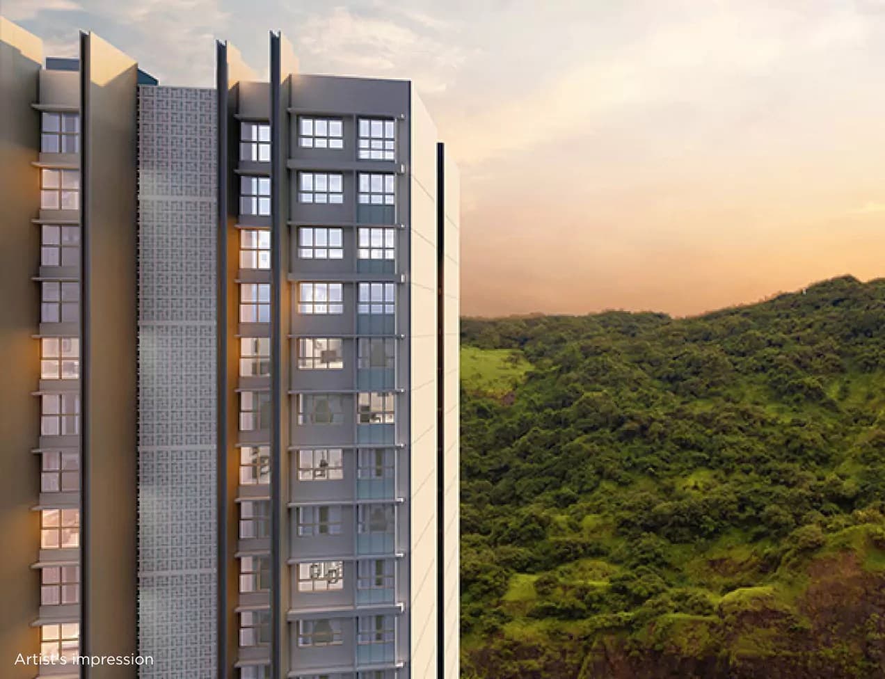 TOWERS — FACADE AT DUSK